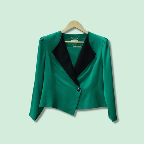 VTG delice green short jacket  
