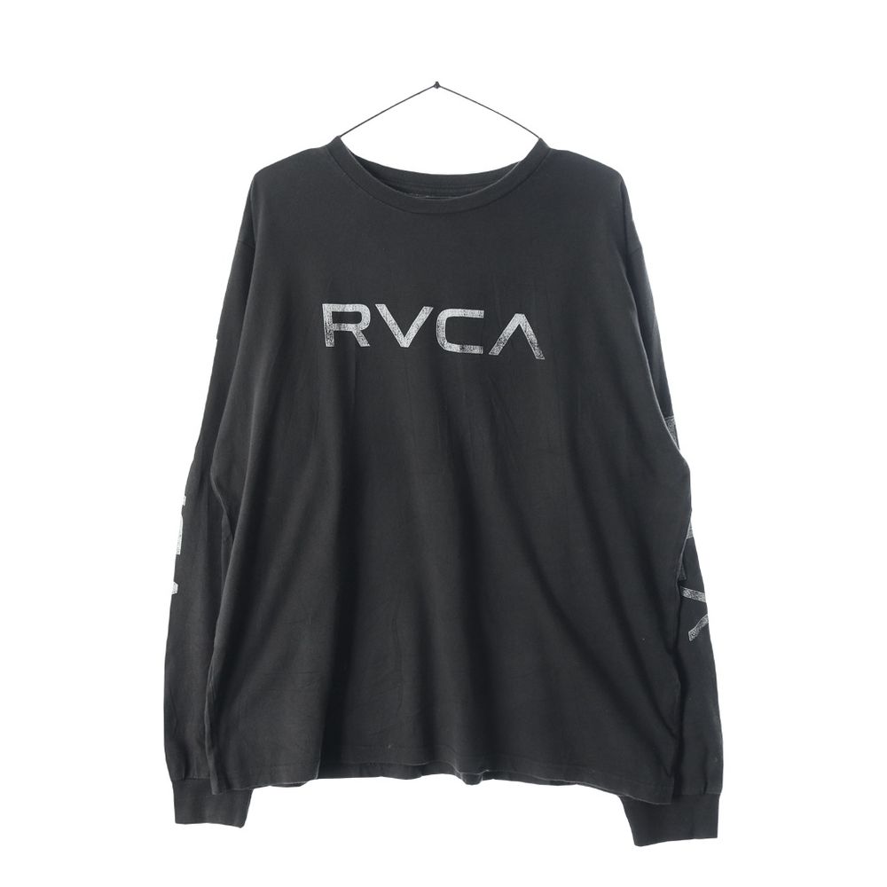 RVCA 퀵실버 코튼 100% 프린팅 긴팔 티 | 공용